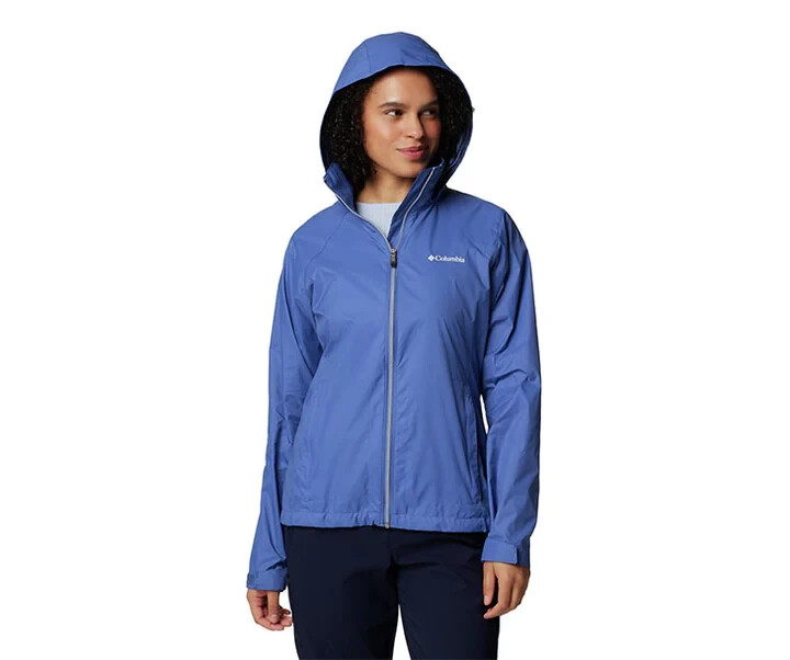 Columbia Switchback III Waterproof Packable Rain Jacket Women's XS Eve Full Zip