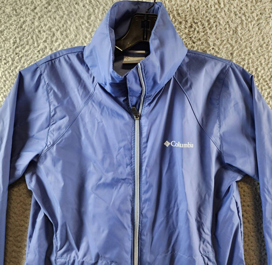 Columbia Switchback III Waterproof Packable Rain Jacket Women's XS Eve Full Zip