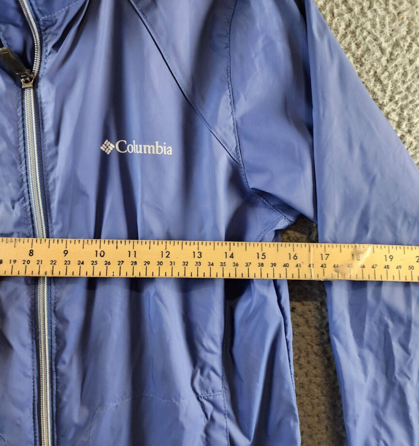 Columbia Switchback III Waterproof Packable Rain Jacket Women's XS Eve Full Zip