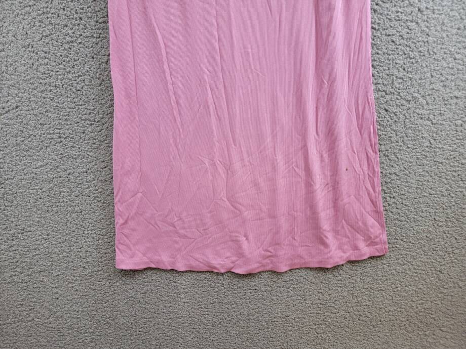 State of Day Ribbed Modal Blend Tank Nightgown Women's S Mauve Orchid Pullover