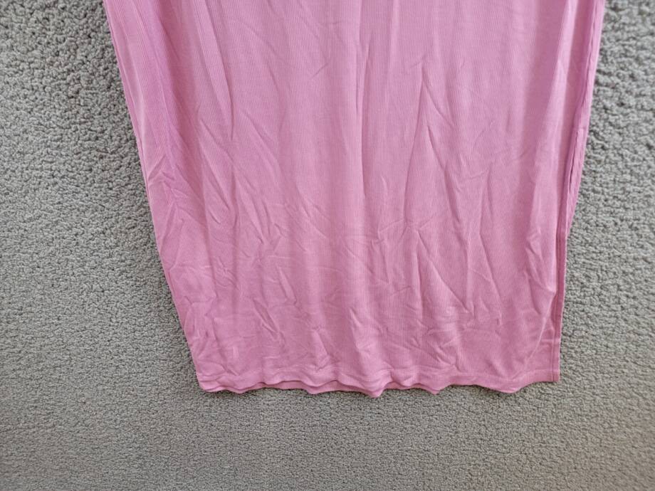 State of Day Ribbed Modal Blend Tank Nightgown Women's S Mauve Orchid Pullover
