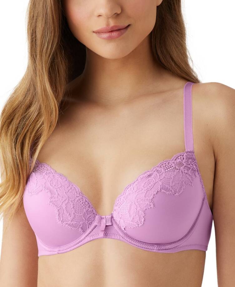 b.tempt'd by Wacoal Always Composed T-Shirt Bra Women 32C Smoky Grape Hook & Eye