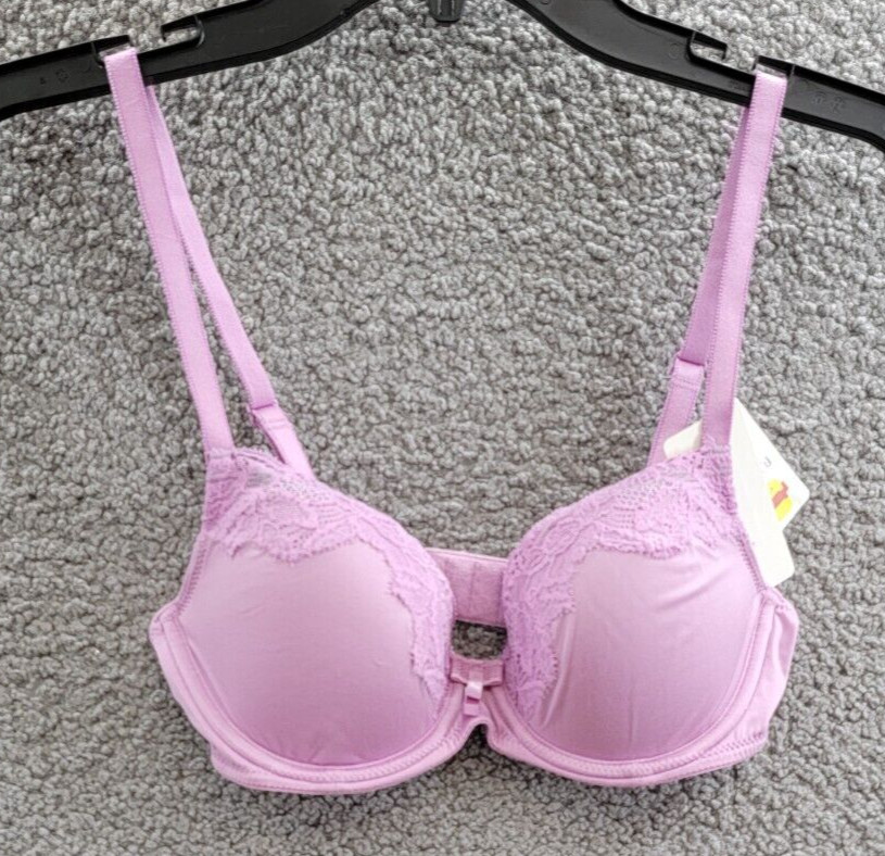 b.tempt'd by Wacoal Always Composed T-Shirt Bra Women 32C Smoky Grape Hook & Eye