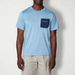 Columbia Hike Novelty Performance Crewneck T-Shirt Men's XL Blue Short Sleeves~