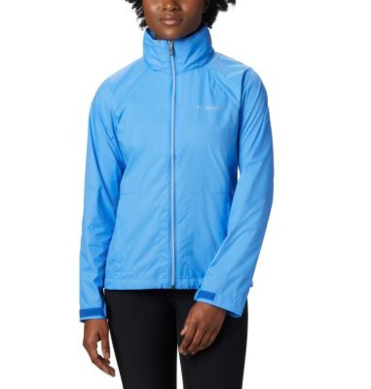 Columbia Switchback Waterproof Packable Rain Jacket Women's XS Harbor Blue