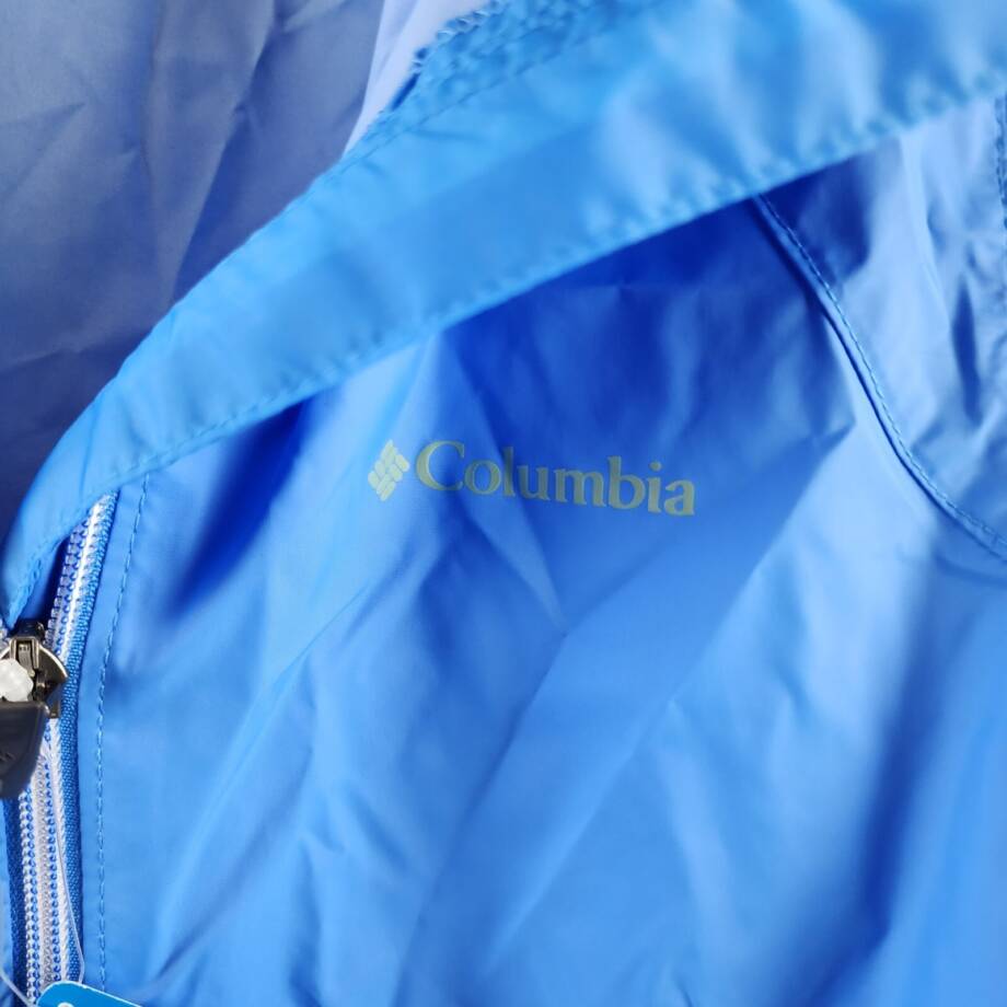 Columbia Switchback Waterproof Packable Rain Jacket Women's XS Harbor Blue