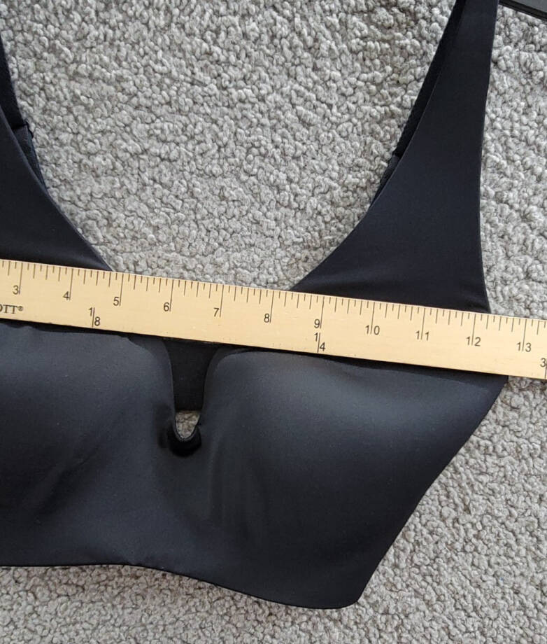 GapBody Everyday Essentials Wireless Bra Women's 32DD True Black Adjustable