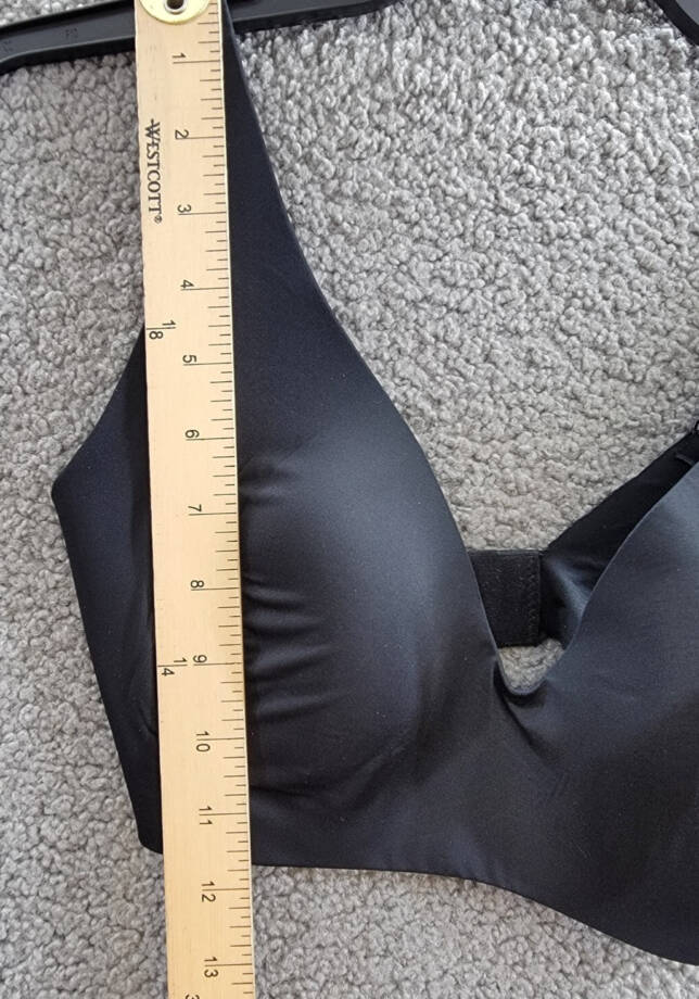 GapBody Everyday Essentials Wireless Bra Women's 32DD True Black Adjustable