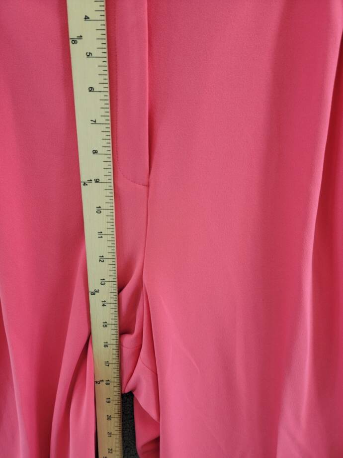 Calvin Klein Plus Size Wide-Leg Scuba Crepe Pants Women's 24W Rosebud Zip Fly