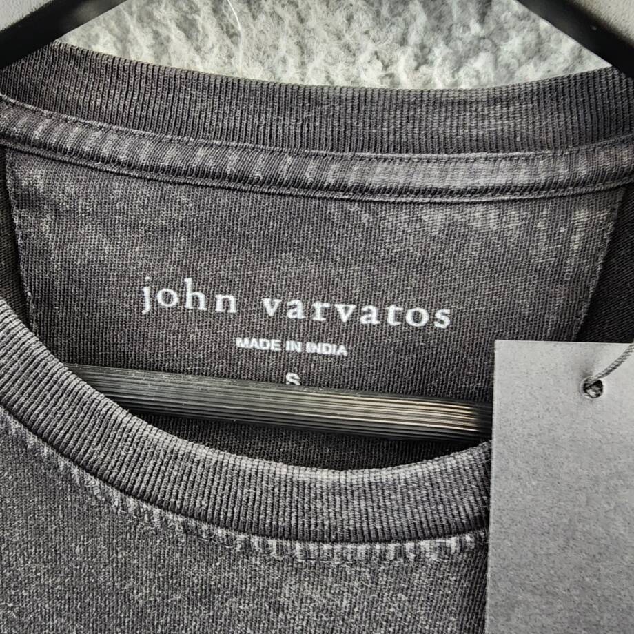 John Varvatos Knot Skull Short Sleeve Tee Men's S Black Crew Neck Pullover