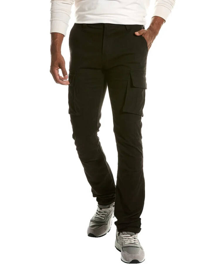 American Stitch Fixed Waist Pants Men's S Black Belt Loops Mid Rise Straight Leg