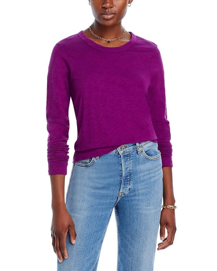Wilt Long Sleeve Top Women's XS Magnolia Heather Scoop Neck Long Sleeve Pullover