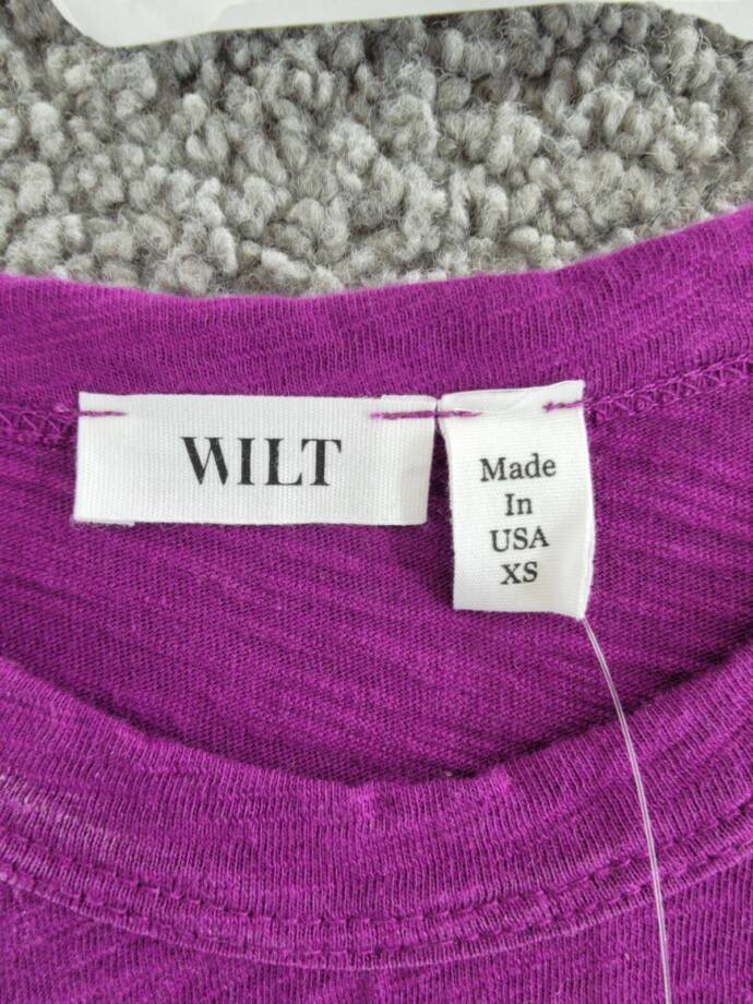 Wilt Long Sleeve Top Women's XS Magnolia Heather Scoop Neck Long Sleeve Pullover