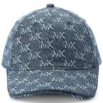 Michael Kors Logo Denim Baseball Hat Women's One Size Denim Adjustable