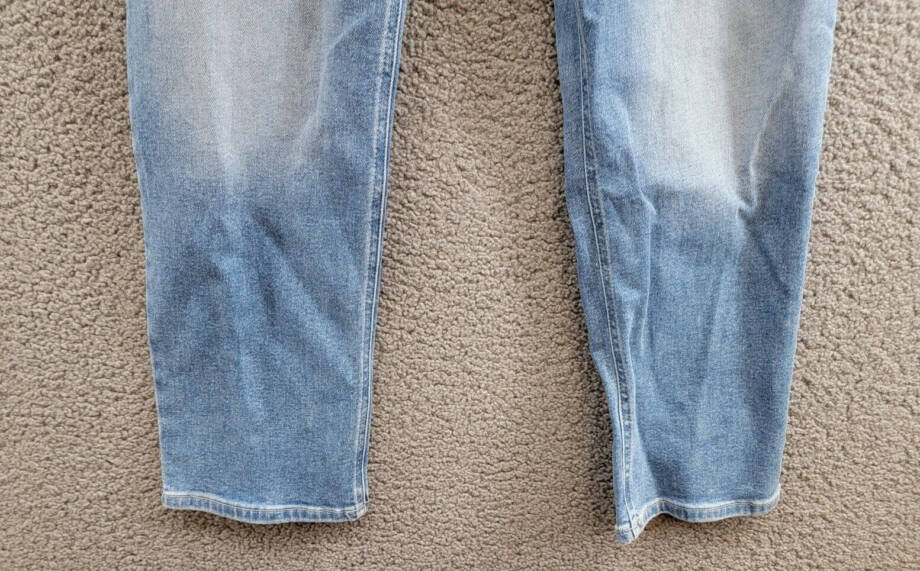 Tommy Jeans Julie Straight-Leg Button-Waist Jeans Women's 32/28 Denim Light