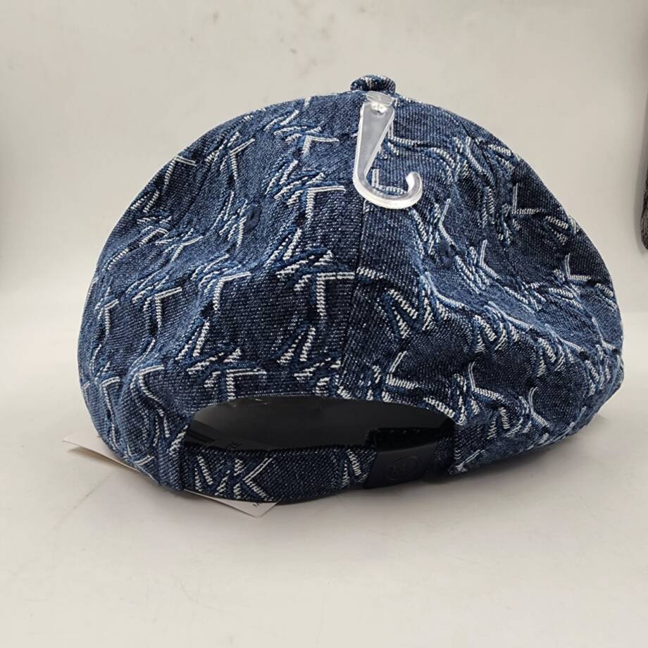 Michael Kors Logo Denim Baseball Hat Women's One Size Denim Adjustable