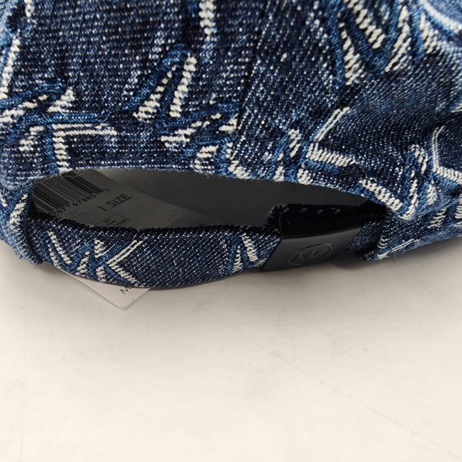 Michael Kors Logo Denim Baseball Hat Women's One Size Denim Adjustable