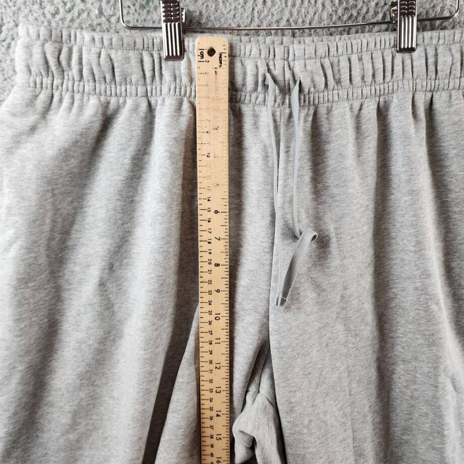 Nike Sportswear Plus Size Mid-Rise Sweatpants Women 1X Gray Drawstring Waist