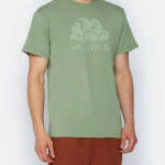 Sundek Graphic Tee Regular Men's XL Green Dust Crewneck Pullover Short Sleeves~