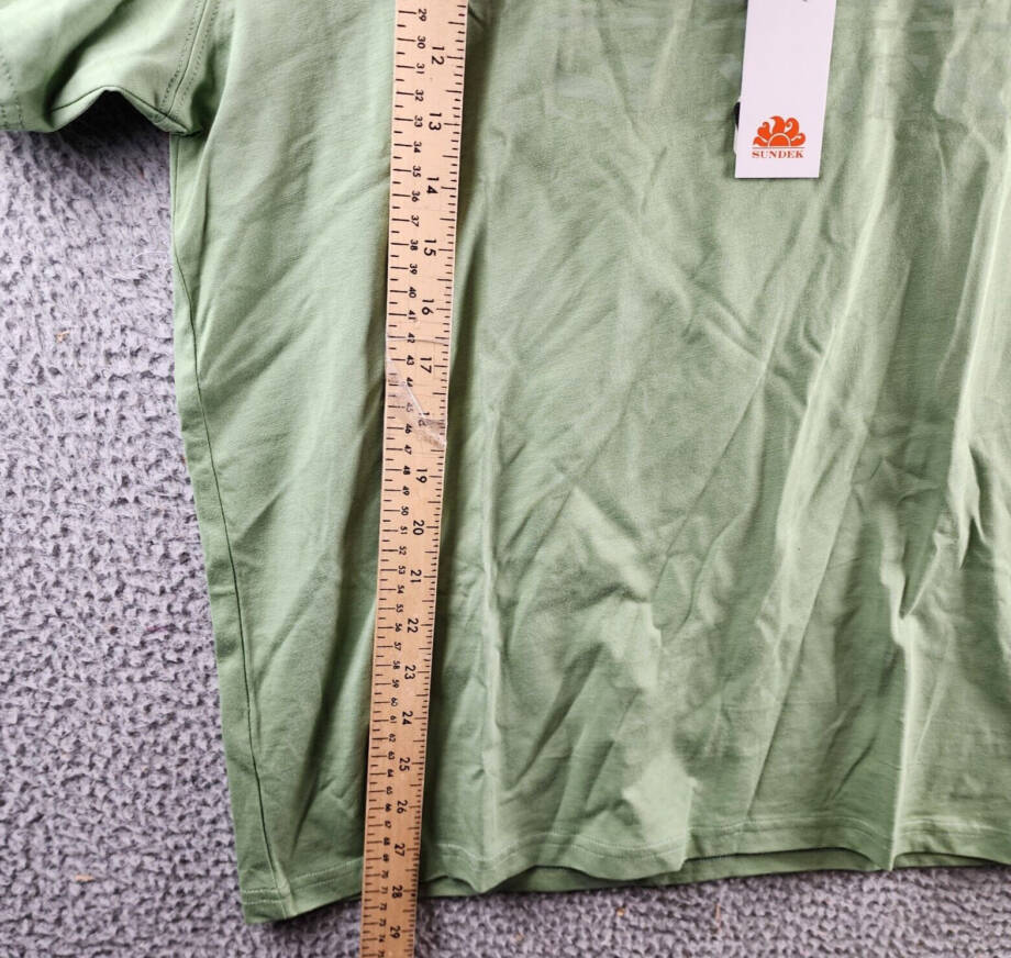 Sundek Graphic Tee Regular Men's XL Green Dust Crewneck Pullover Short Sleeves~