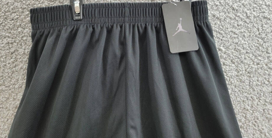 Jordan Jumpman Big Air Mesh Shorts Boys XL Black Multi Elastic Waist Pull On