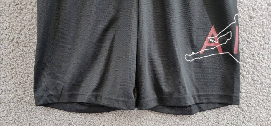 Jordan Jumpman Big Air Mesh Shorts Boys XL Black Multi Elastic Waist Pull On
