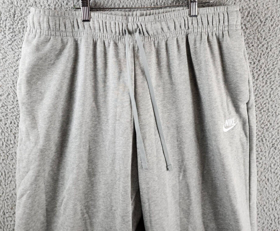 Nike Plus Size Sportswear Club Fleece Mid-Rise Wide-Leg Pants Women's 1X Gray