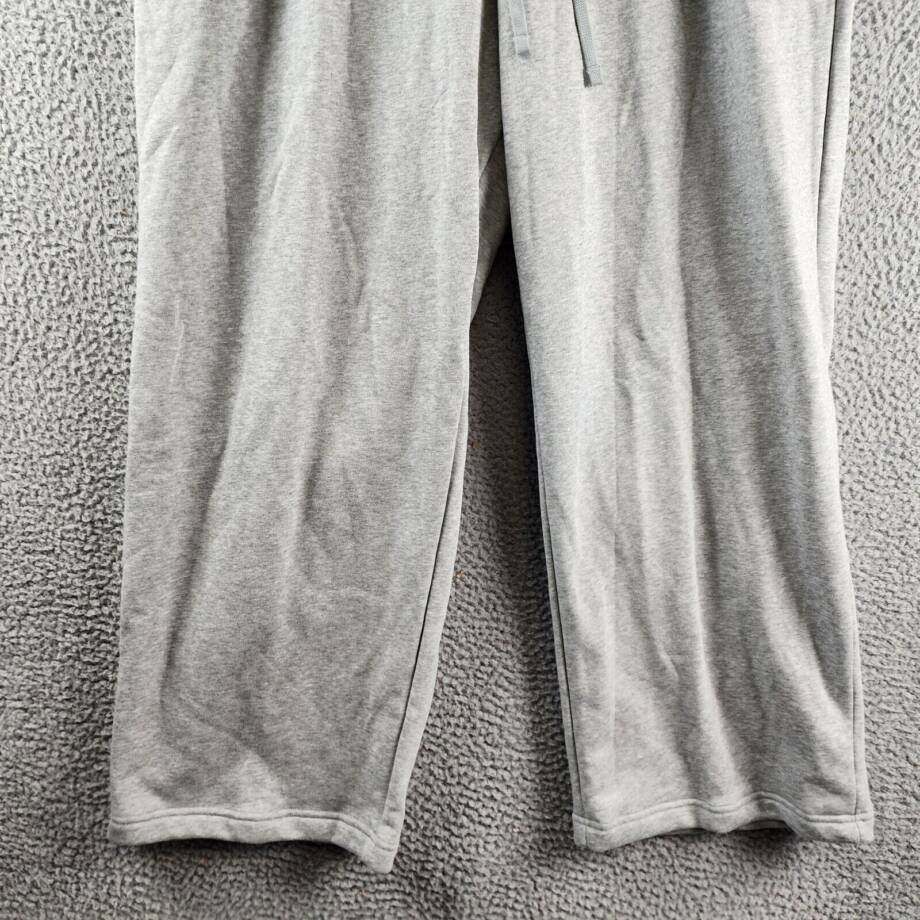 Nike Plus Size Sportswear Club Fleece Mid-Rise Wide-Leg Pants Women's 1X Gray