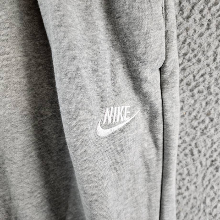 Nike Plus Size Sportswear Club Fleece Mid-Rise Wide-Leg Pants Women's 1X Gray