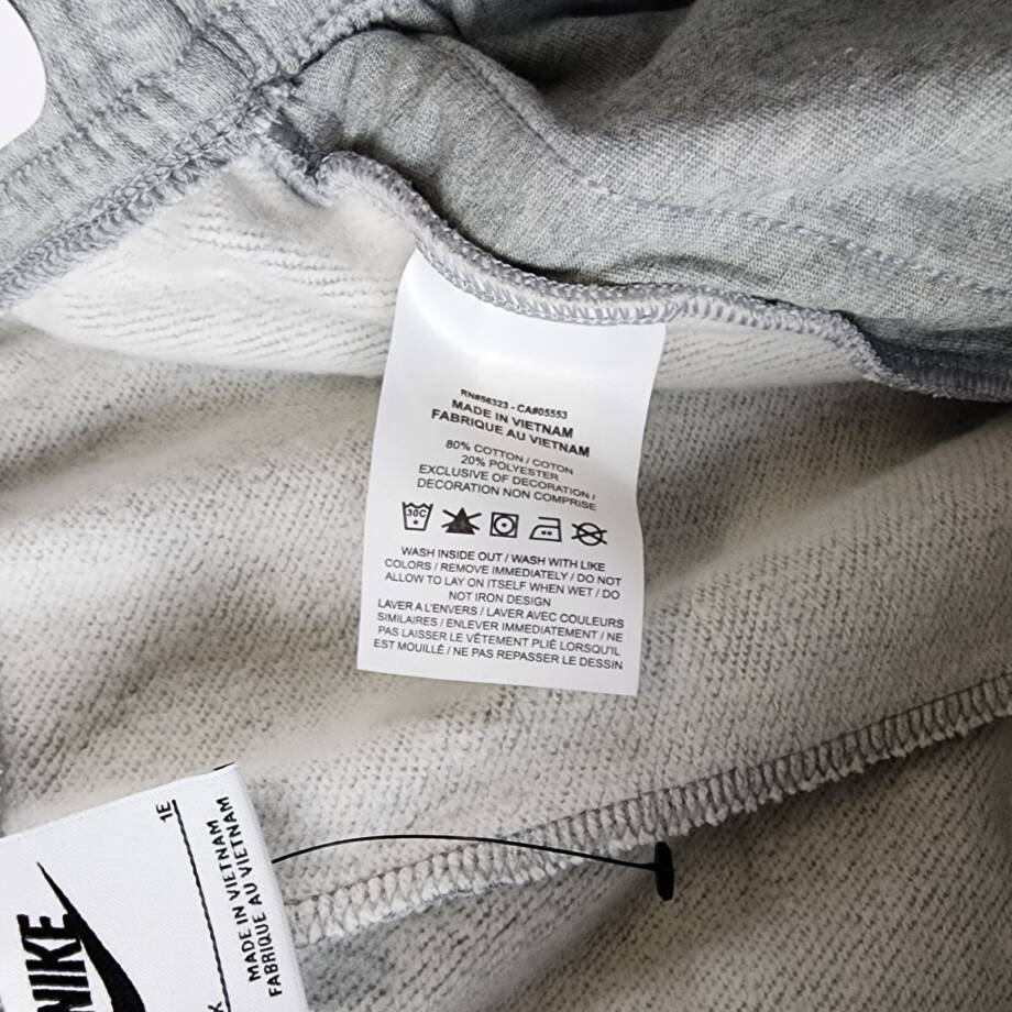 Nike Plus Size Sportswear Club Fleece Mid-Rise Wide-Leg Pants Women's 1X Gray