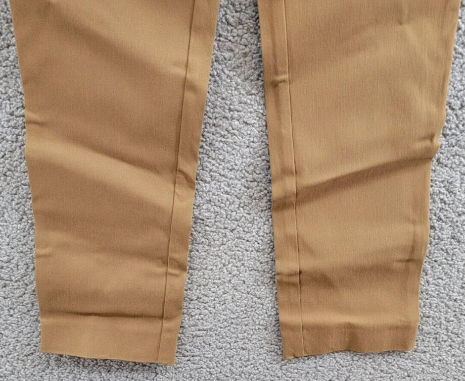 Michael Kors Solid Classic Fit Stretch Dress Pants Boys 14R Camel Button Closure
