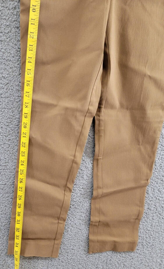 Michael Kors Solid Classic Fit Stretch Dress Pants Boys 14R Camel Button Closure