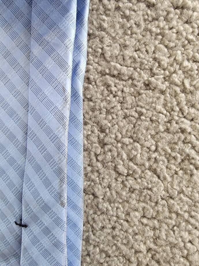 Calvin Klein Silk Blend Check-Pattern Tie Men's One Size Light Blue Adjustable