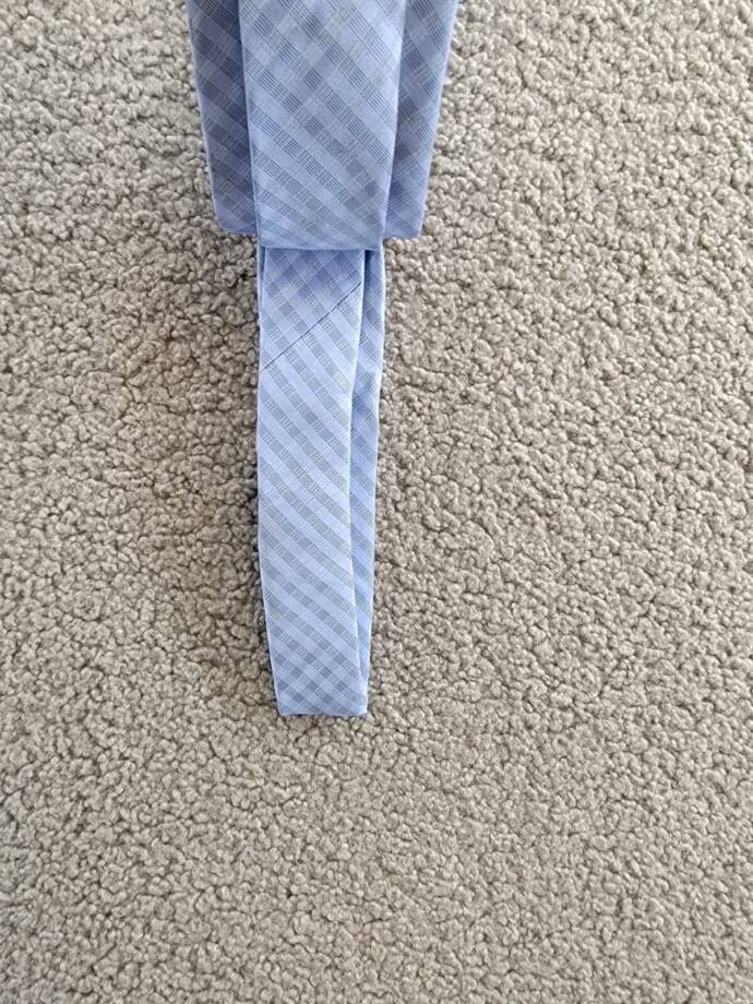 Calvin Klein Silk Blend Check-Pattern Tie Men's One Size Light Blue Adjustable