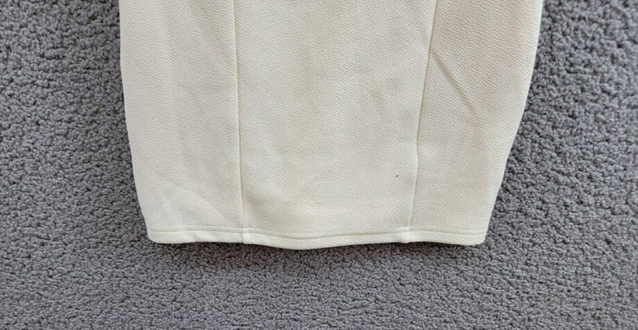 With Jules Sleeveless Bow-Back Ponté-Knit Dress Big Girls XL Natural Side Zip