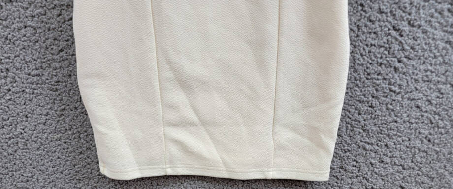 With Jules Sleeveless Bow-Back Ponte-Knit Dress Big Girls L Cream Zip Closure