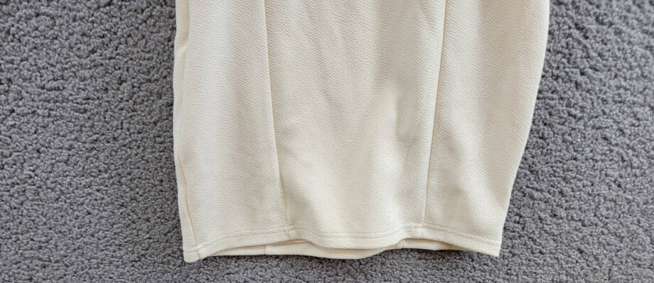 With Jules Sleeveless Bow-Back Ponte-Knit Dress Big Girls L Cream Zip Closure