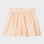 Burberry Marcy Check Shorts Girls 10Y Pastel Peach Elastic Waist Pull On