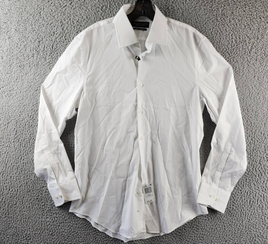 The Men's Store at Bloomingdale's Slim Fit Dress Shirt Men's 32/33 15.5 White