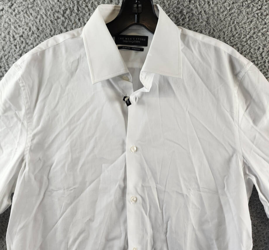 The Men's Store at Bloomingdale's Slim Fit Dress Shirt Men's 32/33 15.5 White