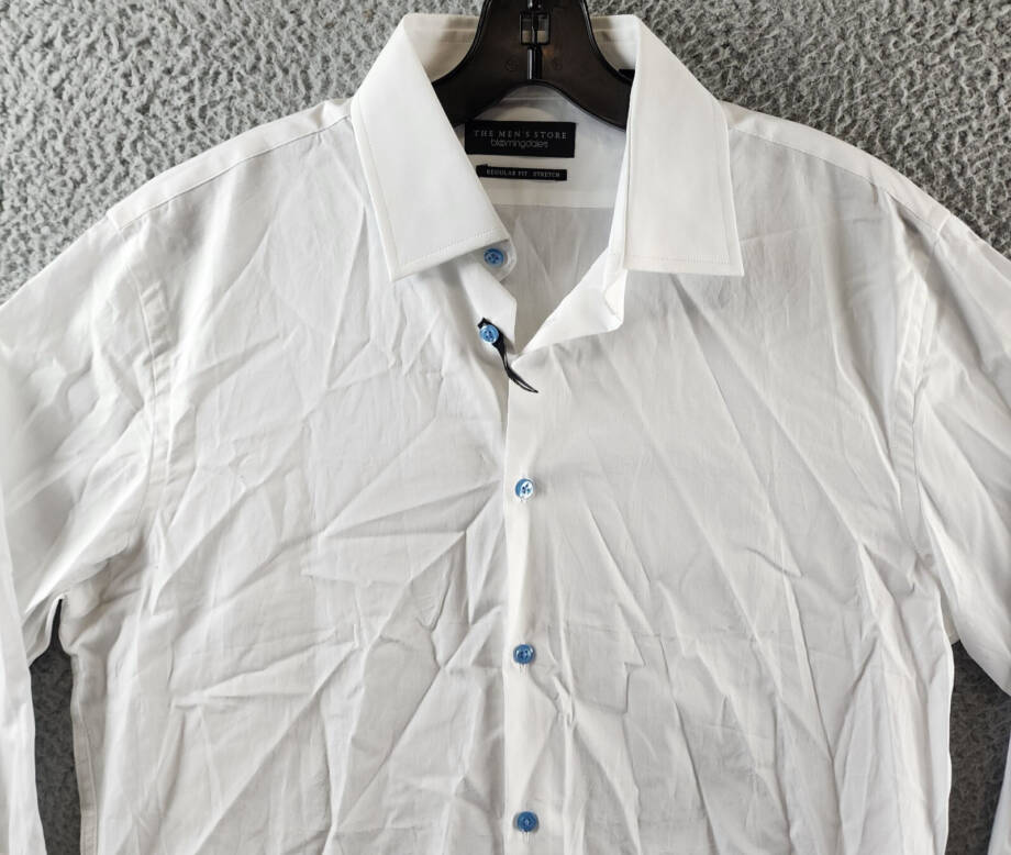 The Men's Store at Bloomingdale's Regular Fit Dress Shirt Men's 32/33 White 15.5
