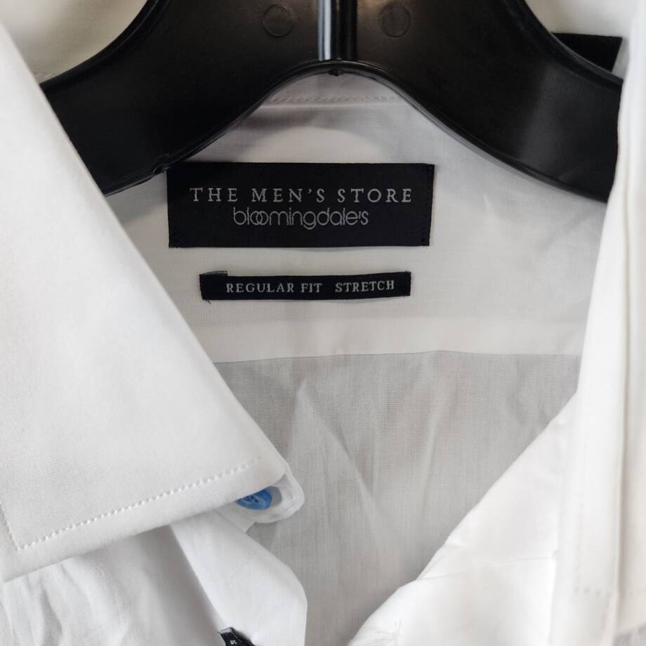 The Men's Store at Bloomingdale's Regular Fit Dress Shirt Men's 32/33 White 15.5