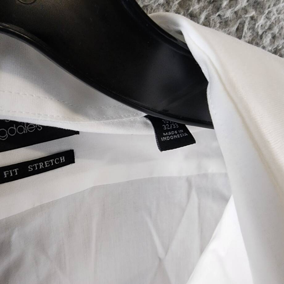 The Men's Store at Bloomingdale's Regular Fit Dress Shirt Men's 32/33 White 15.5