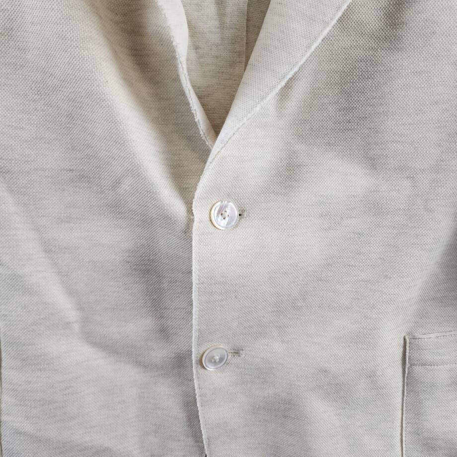 BOSS Hanry Slim Fit Raw Edge Sport Coat Men's 46R Open White Double Back Vents