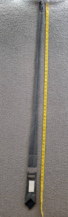 Michael Kors Nassau Geo-Print Tie Men's One Size Black Classic Design Pointed
