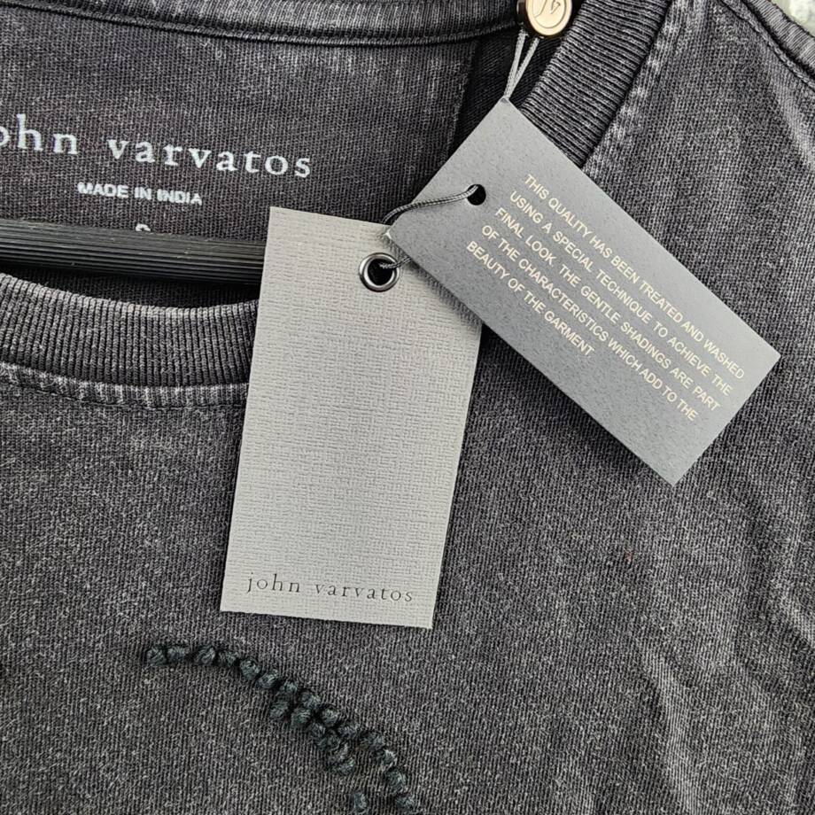 John Varvatos Knot Skull Short Sleeve Tee Men's S Black Crew Neck Pullover