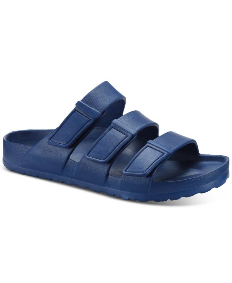 Sun + Stone Bowie Sandal Boys' 4M Navy Solid Stay-put Straps Open Toe Slip On
