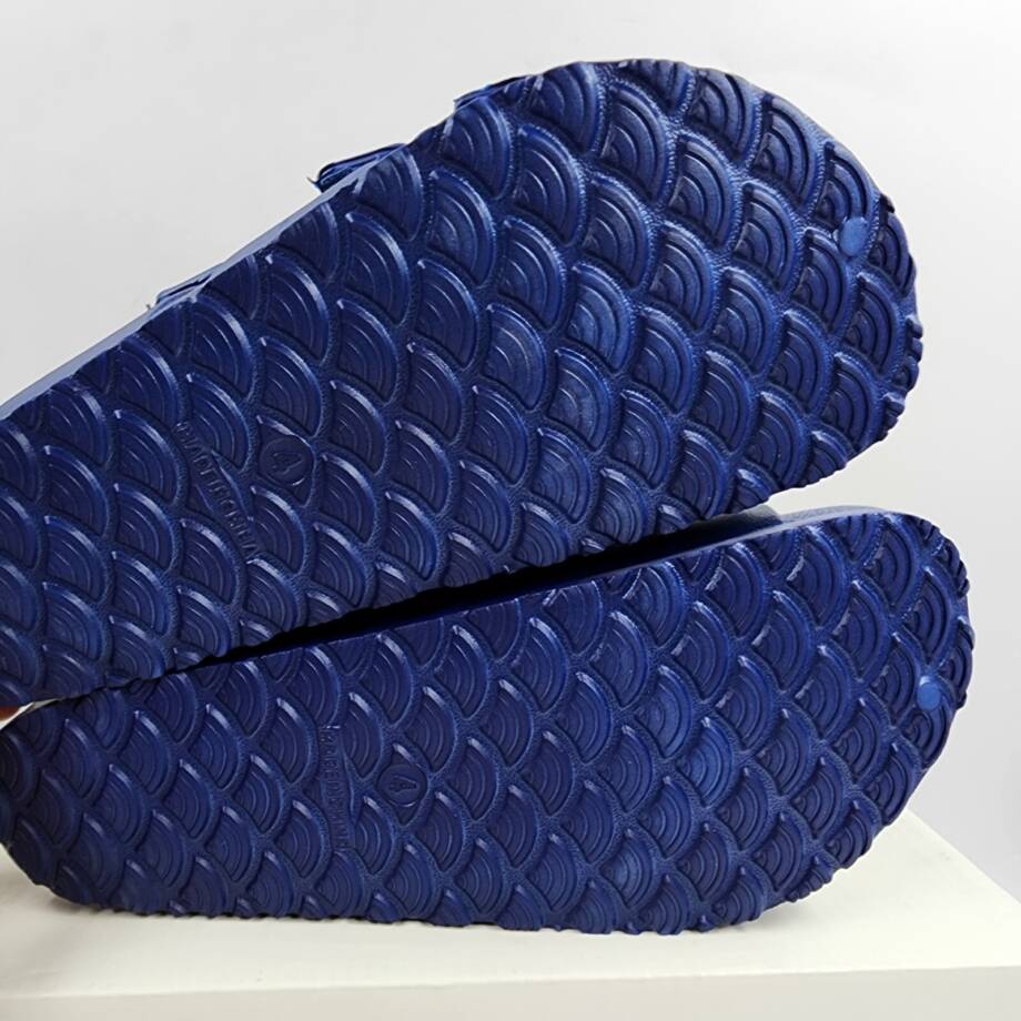 Sun + Stone Bowie Sandal Boys' 4M Navy Solid Stay-put Straps Open Toe Slip On