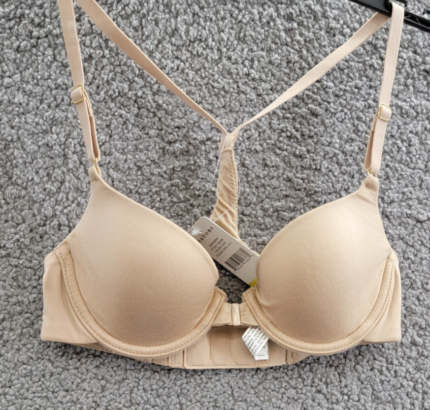 Natori Euphoria Full Fit Contour Underwire Bra Women's Cafe Adjustable Strap 30A