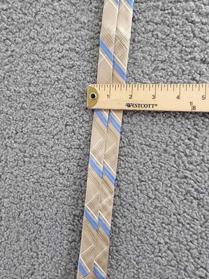 Michael Kors Silk Blend Salerno Plaid Tie Men's One Size Khaki Adjustable